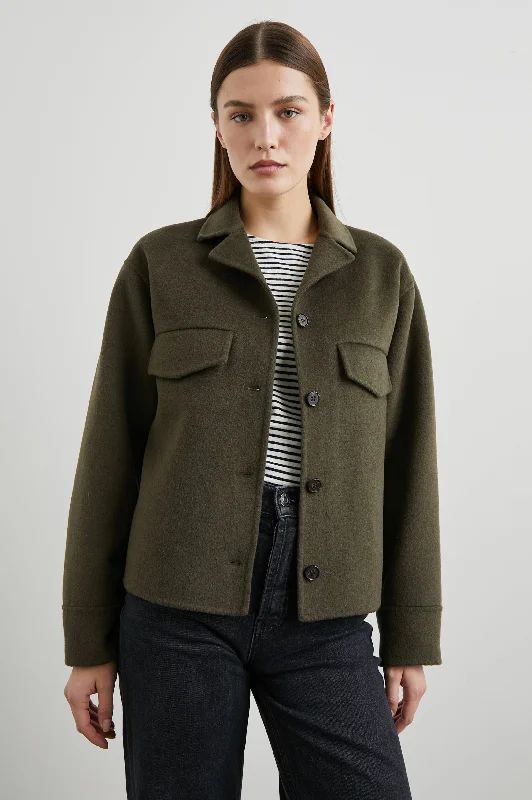 Women's Trendy Outfit RILEY JACKET - OLIVE