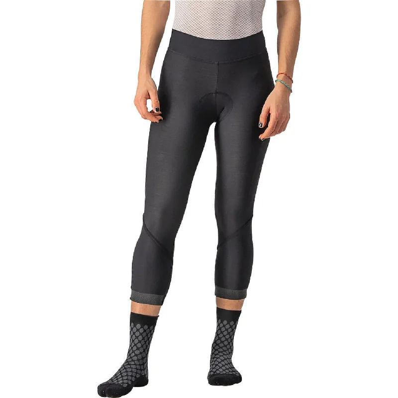 Women's Professional Outfit Castelli Velocissima Thermal Womens Long Cycling Tights - Black