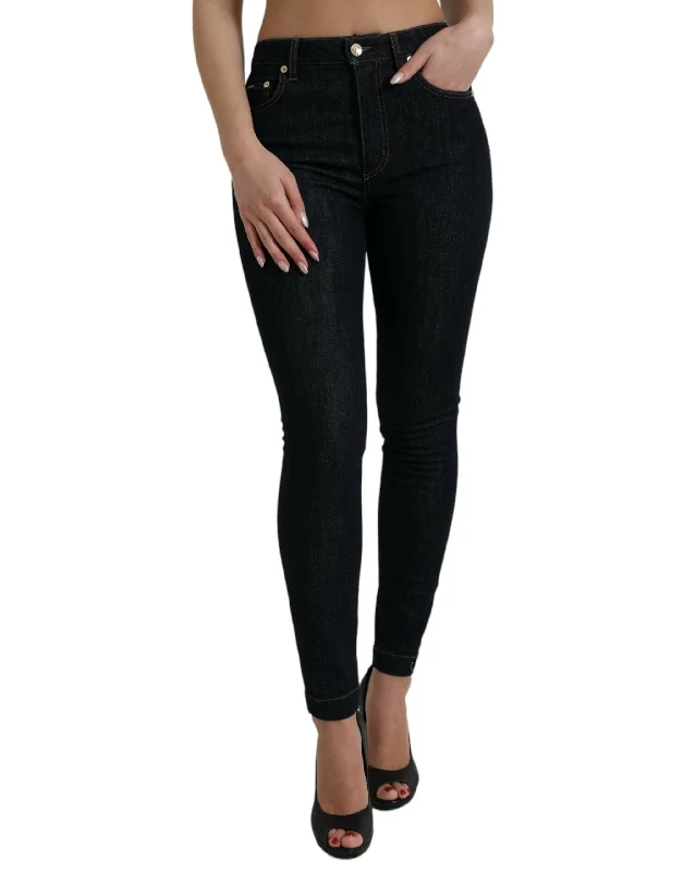 Women's High-Fashion Apparel Dolce & Gabbana  Cotton Stretch  Skinny Women's Jeans