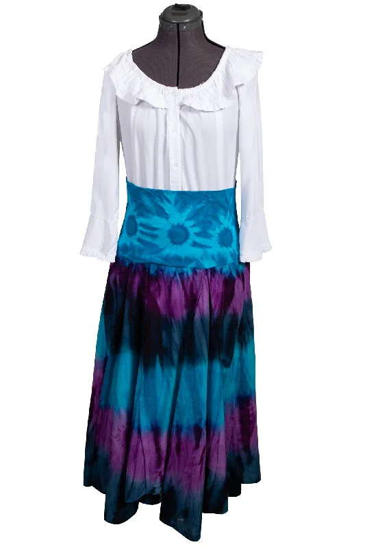 New Arrival Discount Scully Womens Blue 100% Cotton Tie Dye Skirt