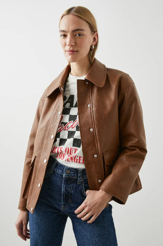 Chic Women's Outfit Ideas MATHIS JACKET - RUSSET