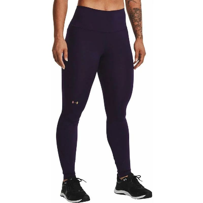 Women's High-Fashion Attire Under Armour Rush Womens Long Running Tights - Purple