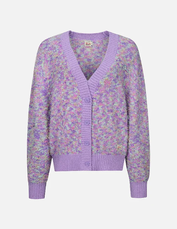 Women's Chic Outerwear Garments Seagull Embroidery Multi-color Cropped Cardigan