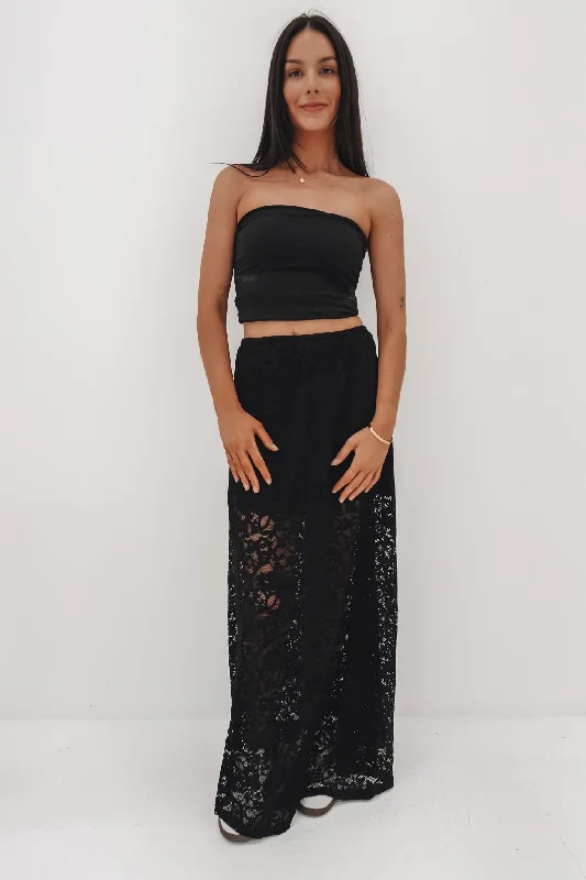 Stylish Dresses for Women Finch Maxi Skirt Black