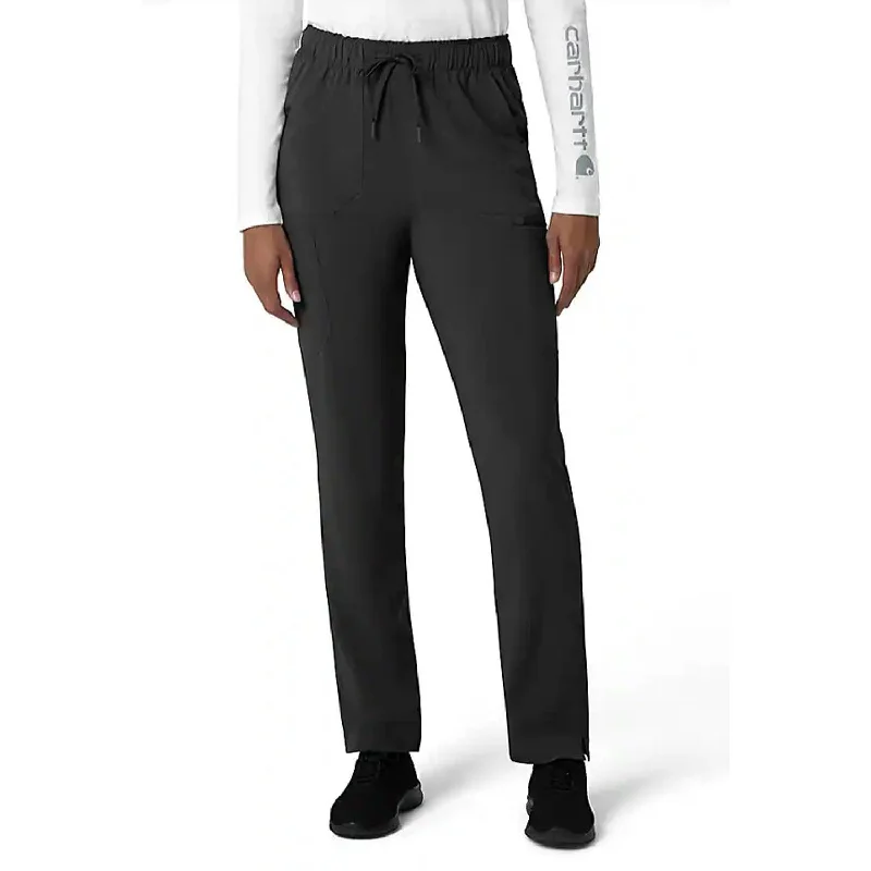 Casual Chic Women's Clothes Carhartt Women's Force Cross Flex 7-Poket Cargo Scrub Pant_Black Casual Chic Women's Clothes Carhartt Women's Force Cross Flex 7-Poket Cargo Scrub Pant_Black