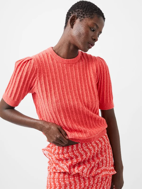Minimalist Women's Fashion Clothing Lola Short Sleeve Sweater