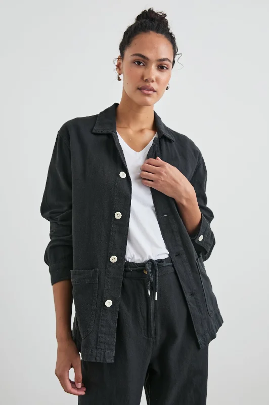 Women's Evening Attire GWEN JACKET - WASHED BLACK