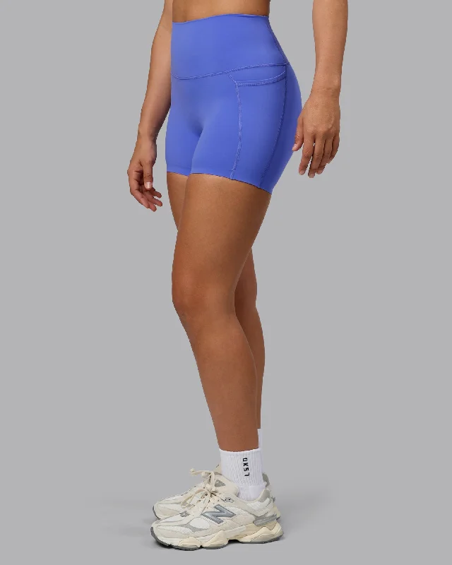 Women's Stylish Professional Garments Elixir X-Shorts With Pockets - Baja Blue