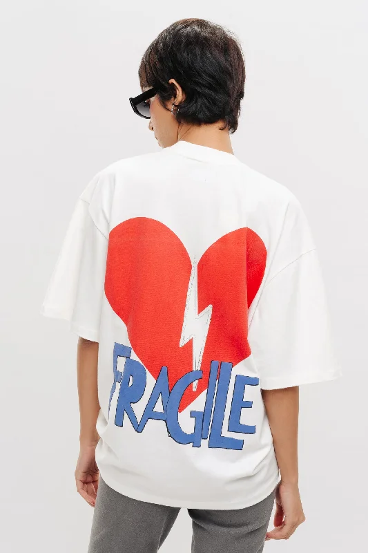 Affordable Luxury Women's Garments Fragile Offwhite Tees