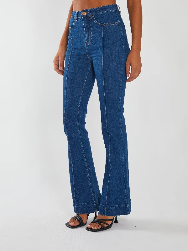 Trendy Women's Apparel Drew Flare Blue Haze