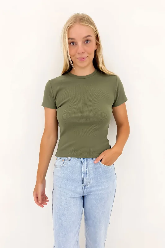 Women's Formal Apparel Margo Tee Khaki