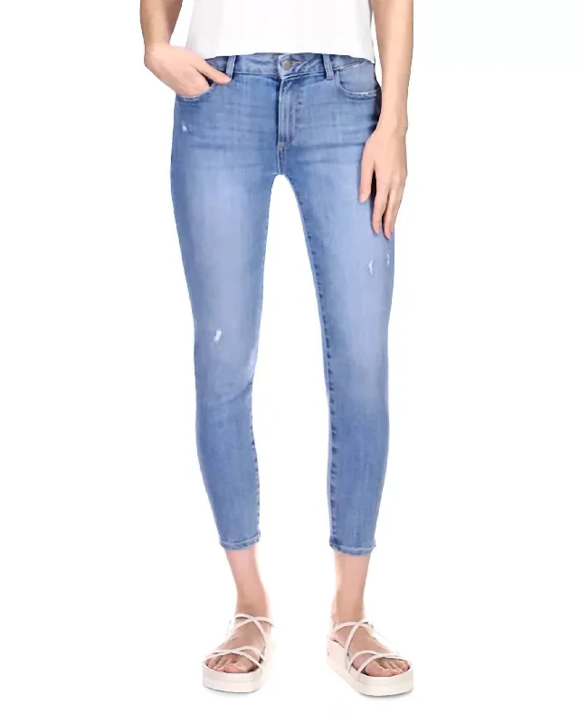 Women's Clothing for Every Occasion Women's Florence Skinny Jeans In Cloud Distressed