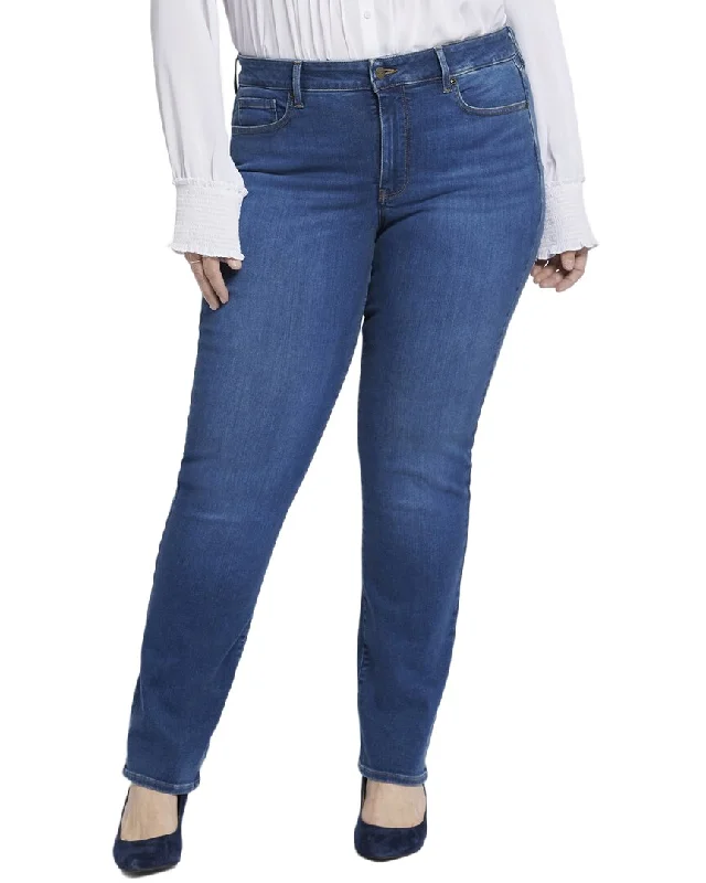 Versatile Women's Fashion NYDJ Plus Marilyn Presidio Straight Jean