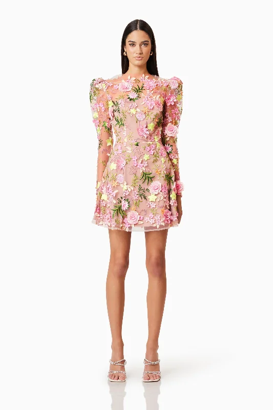 Women's Casual Dresses Aella A-line Floral Mini Dress In Pink