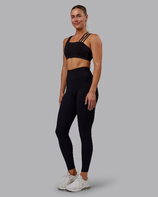 Women's Athletic Apparel Fusion Full Length Leggings - Black