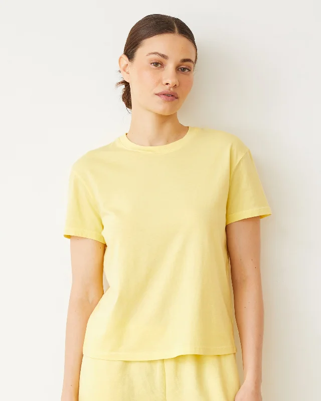 Clothing Woman Basic Crew Neck Tee