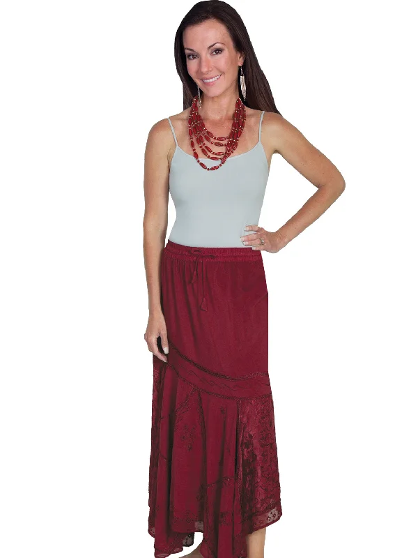Casual Women's Clothing Online Scully Honey Creek Womens Burgundy 100% Rayon Multi-Fabric Skirt XS Casual Women's Clothing Online Scully Honey Creek Womens Burgundy 100% Rayon Multi-Fabric Skirt XS