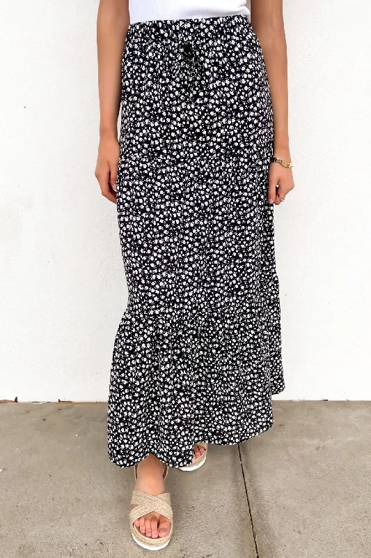 Elegant Women's Attire Zendaya Maxi Skirt Floral