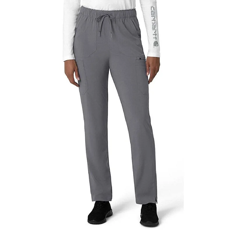 Stylish Women's Clothing Carhartt Women's Force Cross Flex 7-Poket Cargo Scrub Pant_Pewter Stylish Women's Clothing Carhartt Women's Force Cross Flex 7-Poket Cargo Scrub Pant_Pewter
