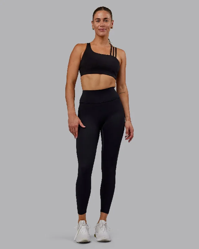 Women's Outerwear Apparel Fusion 7/8 Length Leggings - Black