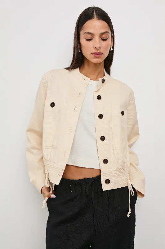 Stylish Women's Garments ALMA JACKET - ECRU