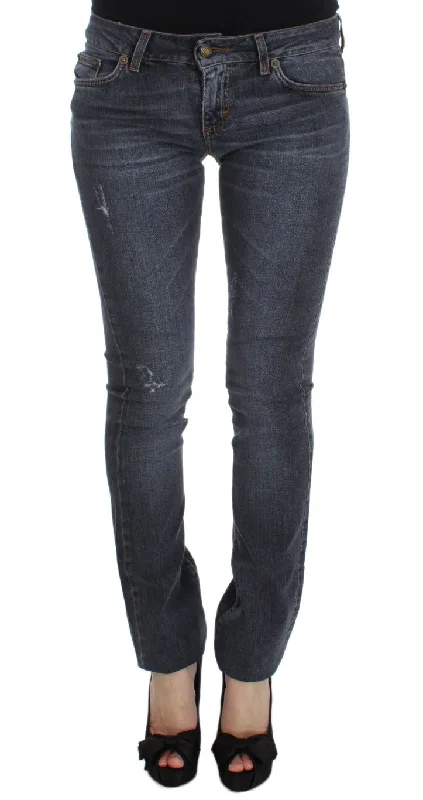 Women's Clothing Online Cavalli  Wash Cotton Blend Slim Fit Women's Jeans