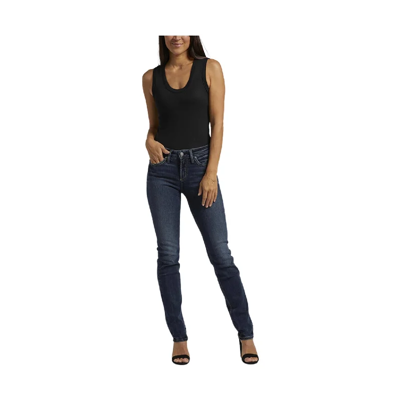 Women's Fashionable Clothing Sets Silver Jeans Women's Suki Mid Rise Straight Leg Jeans - Indigo - ONLINE STORE CREDIT/EXCHANGE ONLY Women's Fashionable Clothing Sets Silver Jeans Women's Suki Mid Rise Straight Leg Jeans - Indigo - ONLINE STORE CREDIT/EXCHANGE ONLY