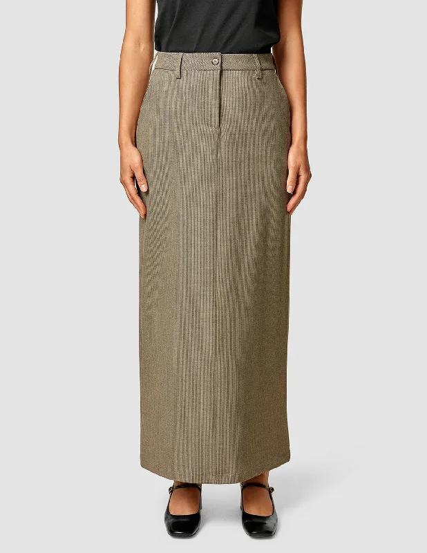 Sale On Sale Essential Maxi Skirt Latte