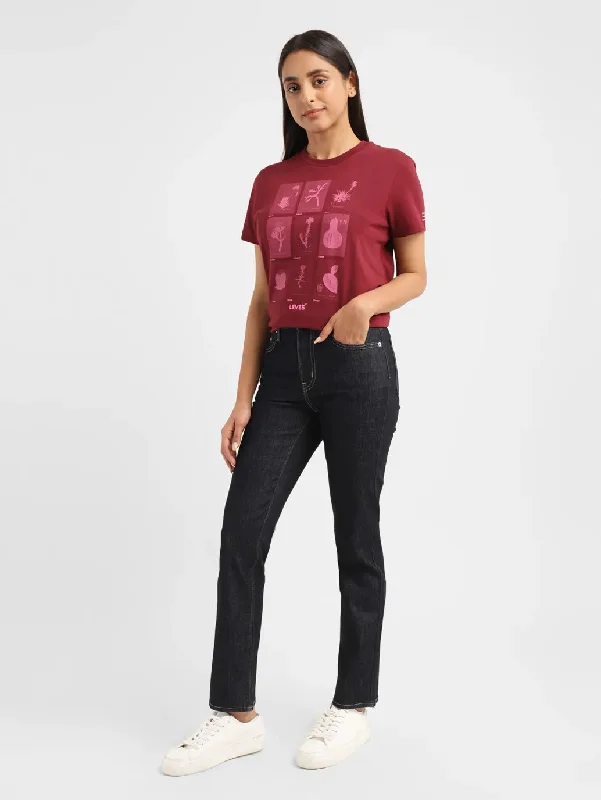 Timeless Women's Outfit Women's Mid Rise Noughties Bootcut Jeans