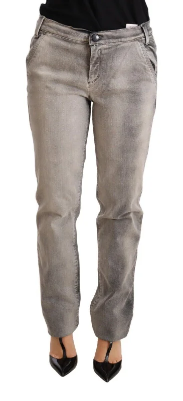 Casual Women's Clothing Ermanno Scervino Washed Low Waist Skinny Trouser Cotton Women's Jeans Casual Women's Clothing Ermanno Scervino Washed Low Waist Skinny Trouser Cotton Women's Jeans