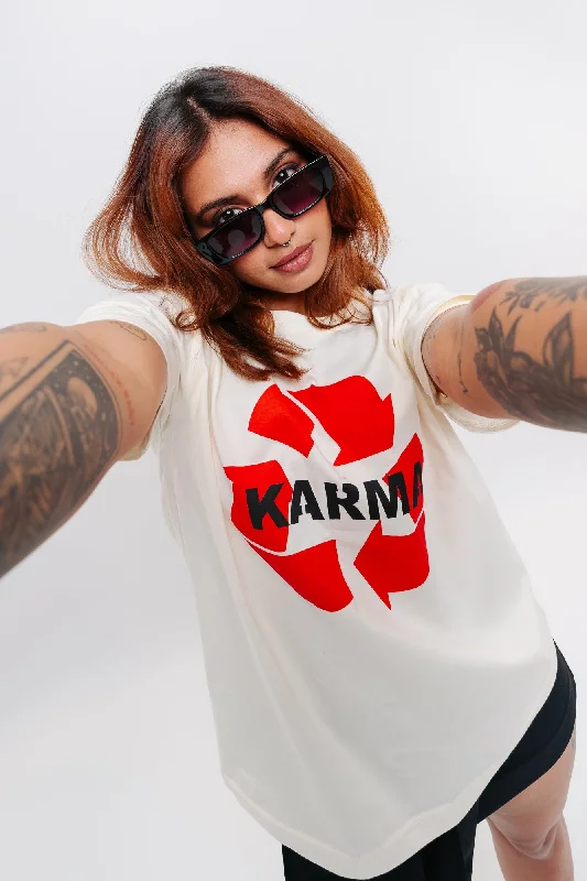 Formal Garments For Women Karma Oversized Tees