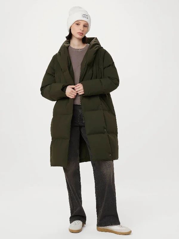 Fashionable Casual Tops The Hygge Puffer Coat in Rosin