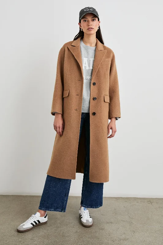 Trendy Women's Dresses Online GALLERY COAT - CAMEL