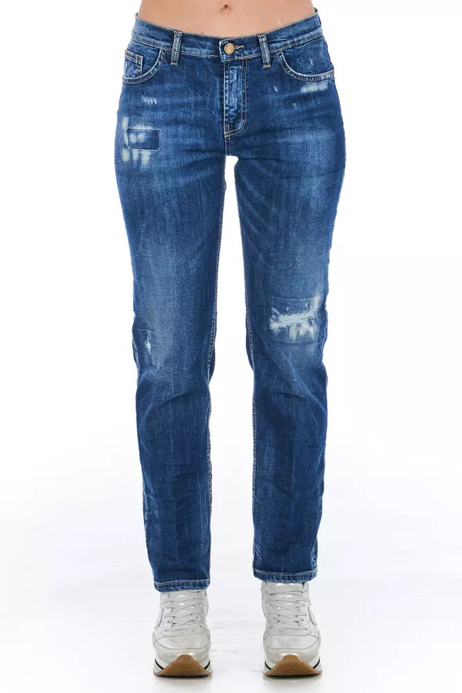 Shop Ladies Clothes Frankie Morello  Cotton Jeans & Women's Pant