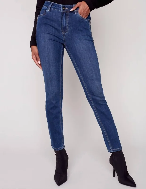 Modern Women's Apparel Slim Leg Jean In Indigo