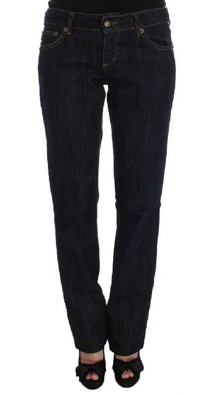 Elegant Women's Clothing Cavalli  Cotton Straight Fit Stretch Women's Jeans