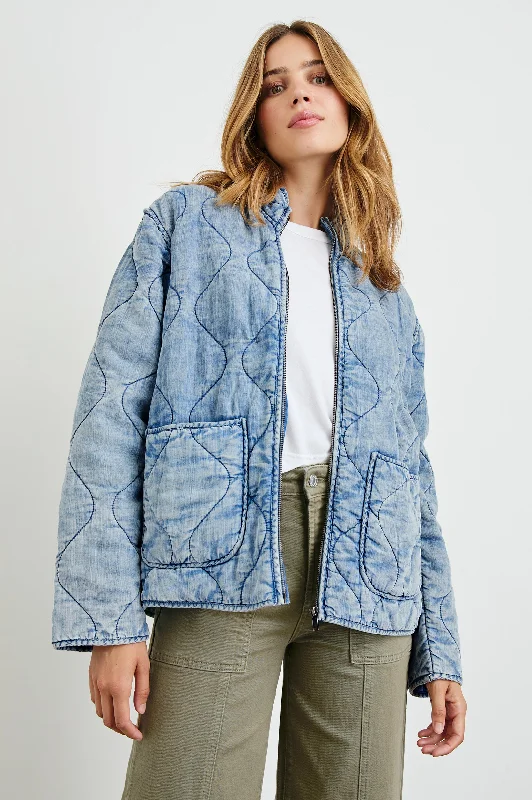 Online Boutique Clothing DENVER JACKET - MED VINTAGE 
CLOUD WASH