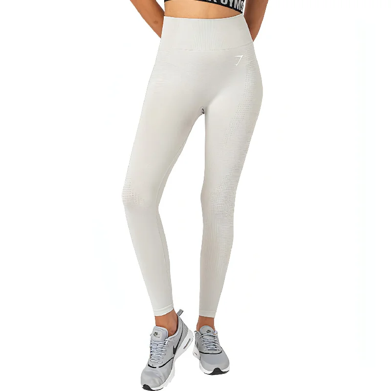 Women's Casual Attire Gymshark Vital Rise Seamless Womens Long Training Tights - Grey