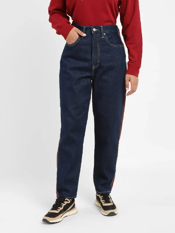 Women's Functional Outfit For Outdoor Activities Women's High Rise 80's Mom Loose Fit Jeans