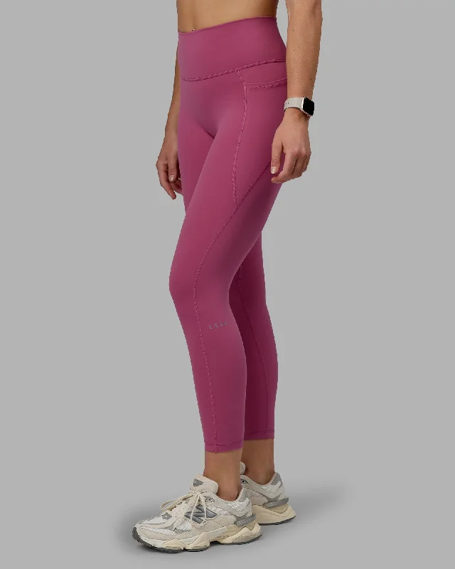 Women's Travel Garments Fusion 7/8 Length Leggings With Pockets - Mauve Haze