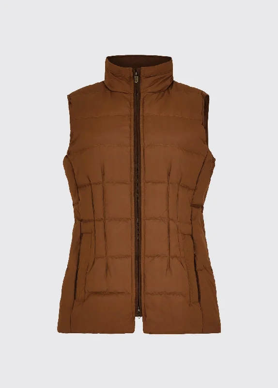 New Arrival Discounts Spiddal Quilted Gilet - Walnut