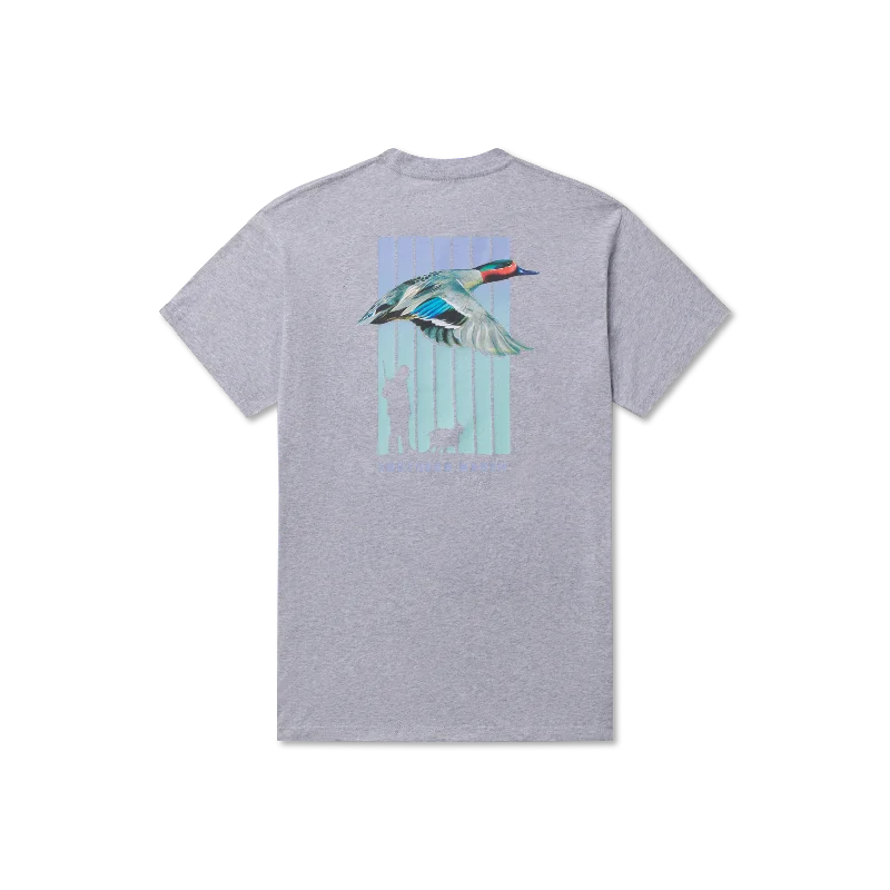 Vintage Women's Fashion Teal Takeoff Tee