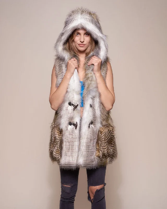 Holiday Special Offers Alaskan Hawk Hooded Faux Fur Vest | Women's