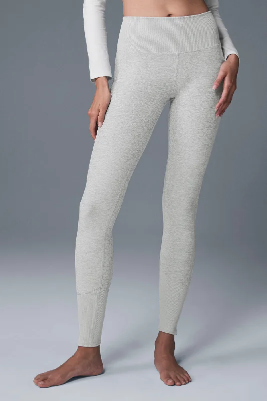 Women's Casual Clothing For Lounging High-Waist Alosoft Lounge Legging - Athletic Heather Grey