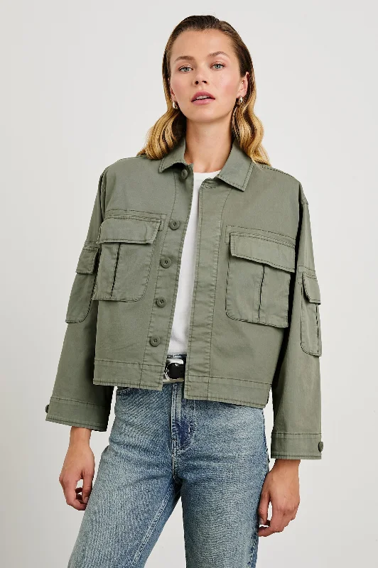 Comfortable Women's Outfits MADISON JACKET - DARK OLIVE