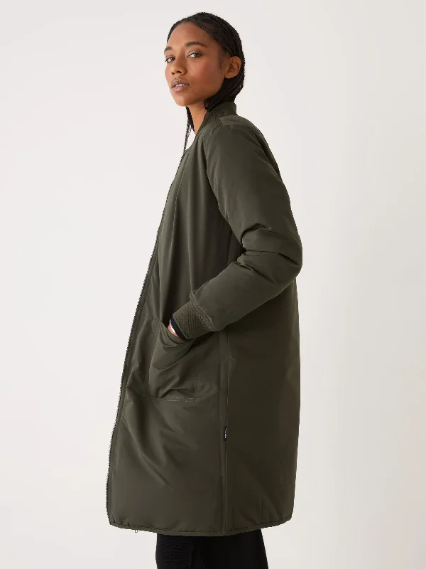 Timeless Women's Outfit The Skyline Reversible Maxi Bomber in Rosin