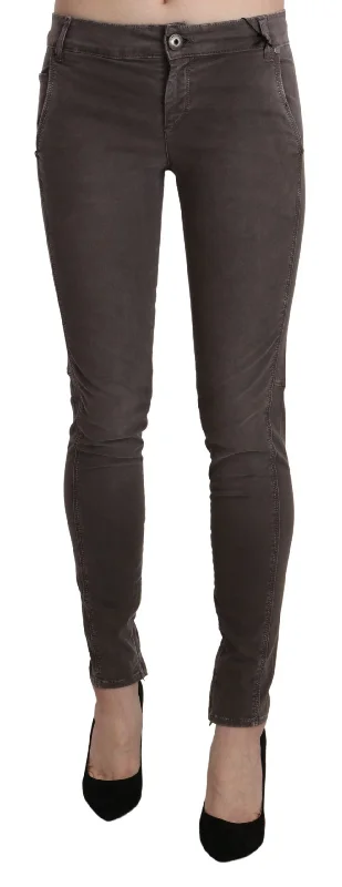 Women's Plus-Size Outfit Ermanno Scervino Low Waist Skinny Slim Trouser Cotton Women's Jeans Women's Plus-Size Outfit Ermanno Scervino Low Waist Skinny Slim Trouser Cotton Women's Jeans