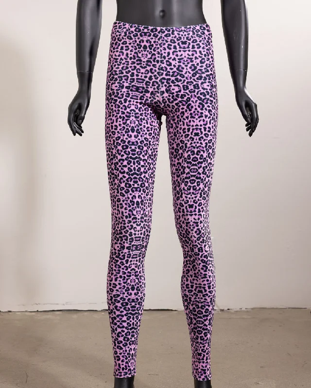 Trendy Women's Apparel Women's Velvet Leggings | Pink Leopard