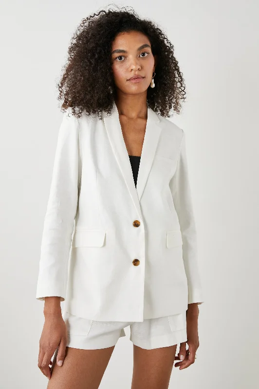 Women's Clothing Apparel STANTON BLAZER - CREME