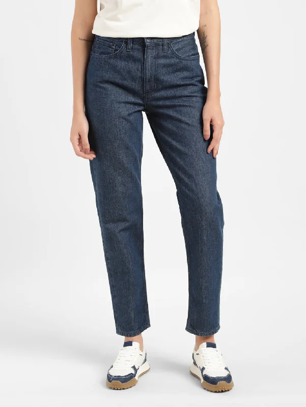 Women's Elegant Evening Outfit Levi's x Deepika Padukone Mid Rise Relaxed Fit Mom Jeans